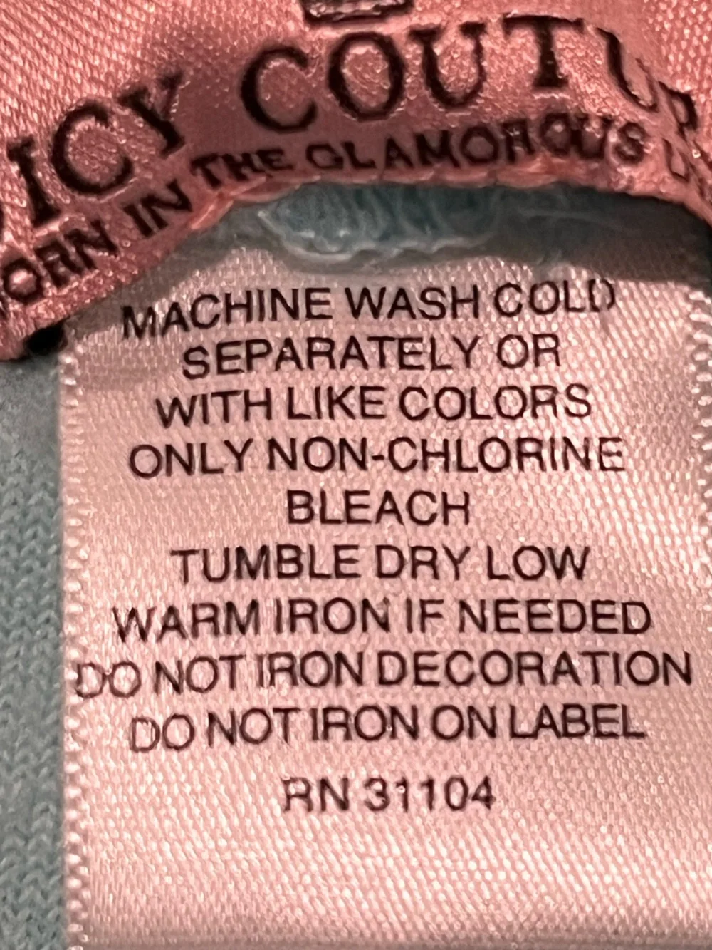 Juicy Couture image shows